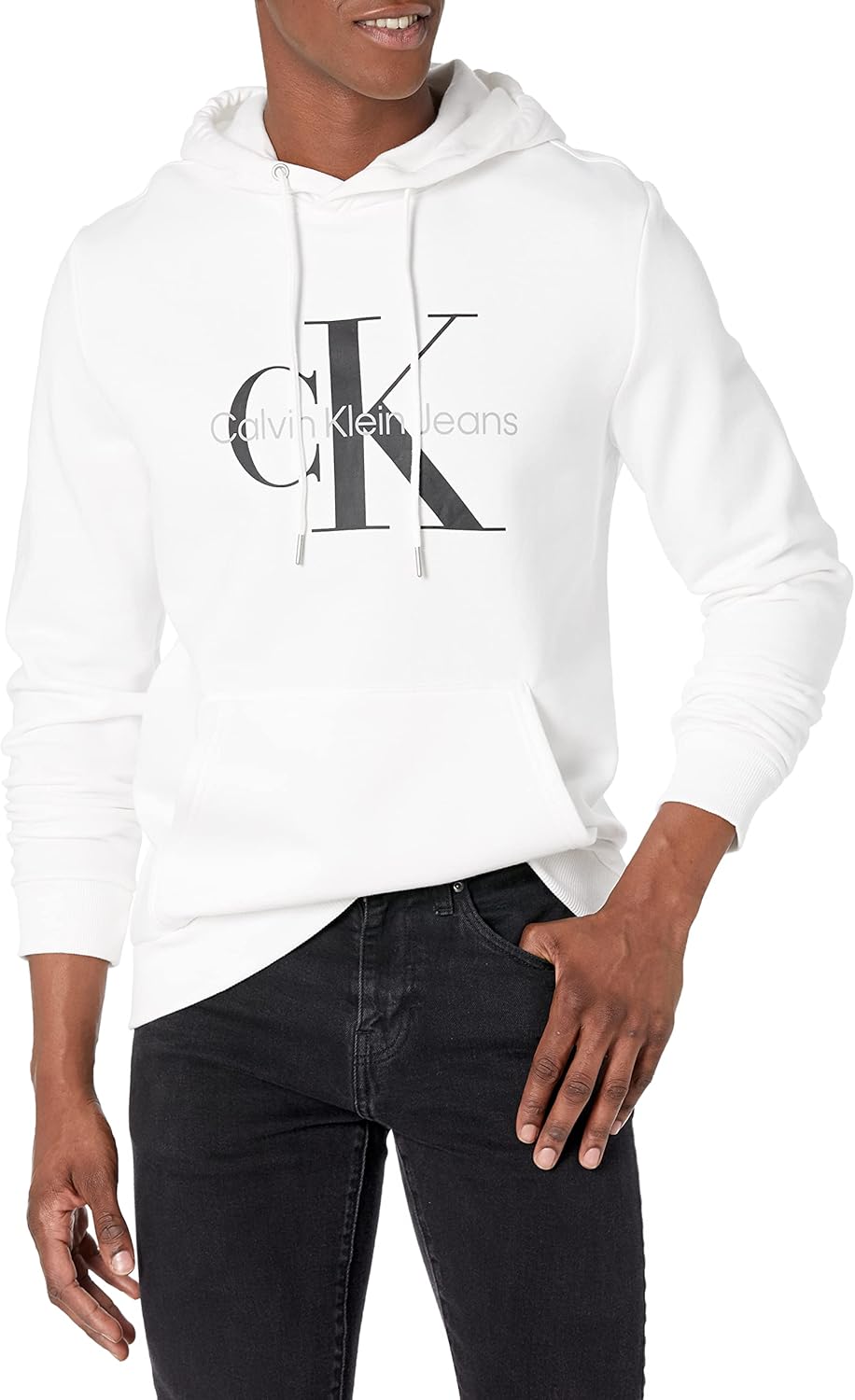 

Мужская толстовка с монограммой и логотипом Calvin Klein, Brilliant White, Белый, Мужская толстовка с монограммой и логотипом Calvin Klein, Brilliant White