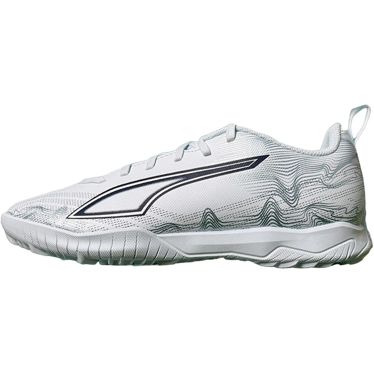 PUMA Футбольные бутсы ULTRA 6 из синтетической кожи для детей, бело-черные, нескользящие, износостойкие, дышащие, с поддержкой