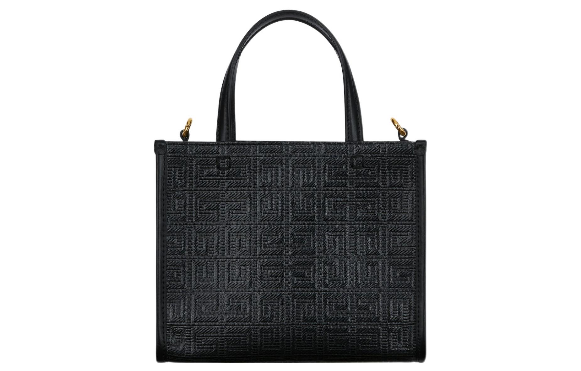 Givenchy Сумка-тоут из коровьей кожи, шоппер, сумка через плечо, кроссбоди, мини-клатч женский черный — фото 2