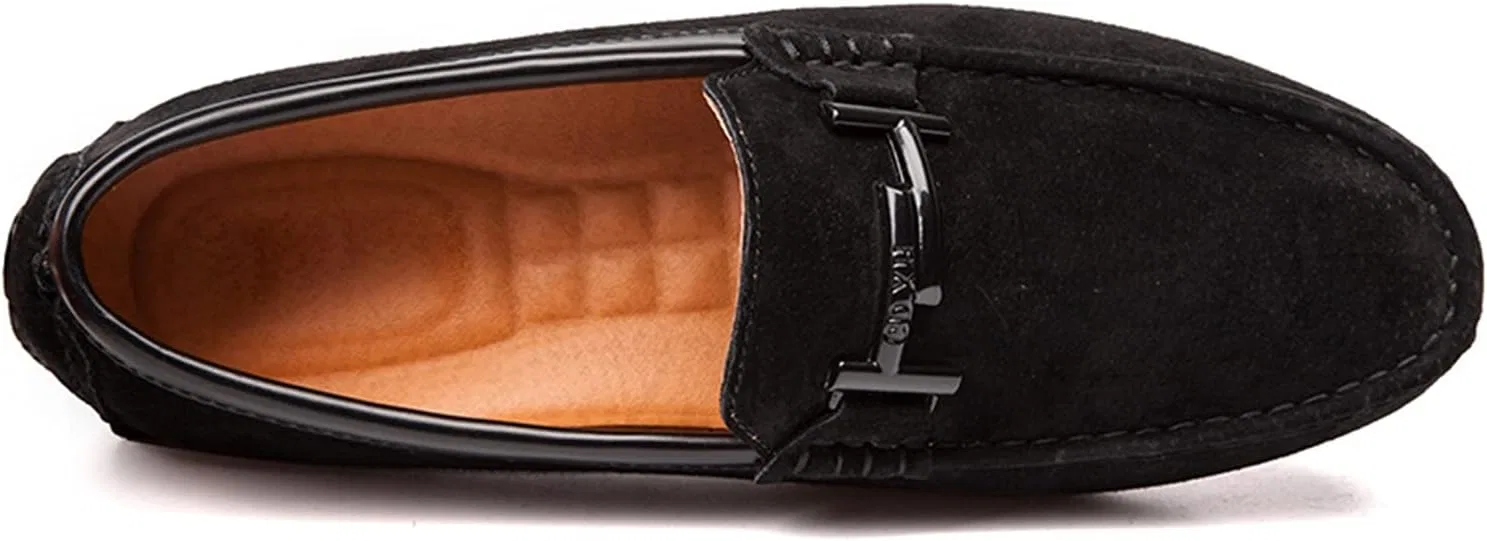 Мокасины мужские из замши, Loafers & Slip-Ons, Black LITNERMIA — фото 3