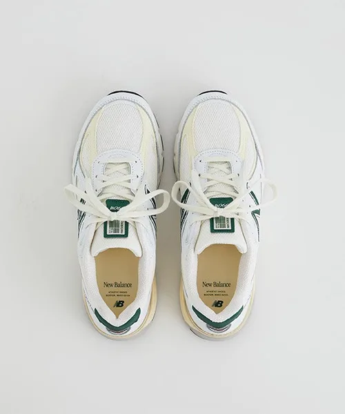 Унисекс кроссовки из натуральной кожи New Balance U990 TC4 бело-зелёные — фото 3