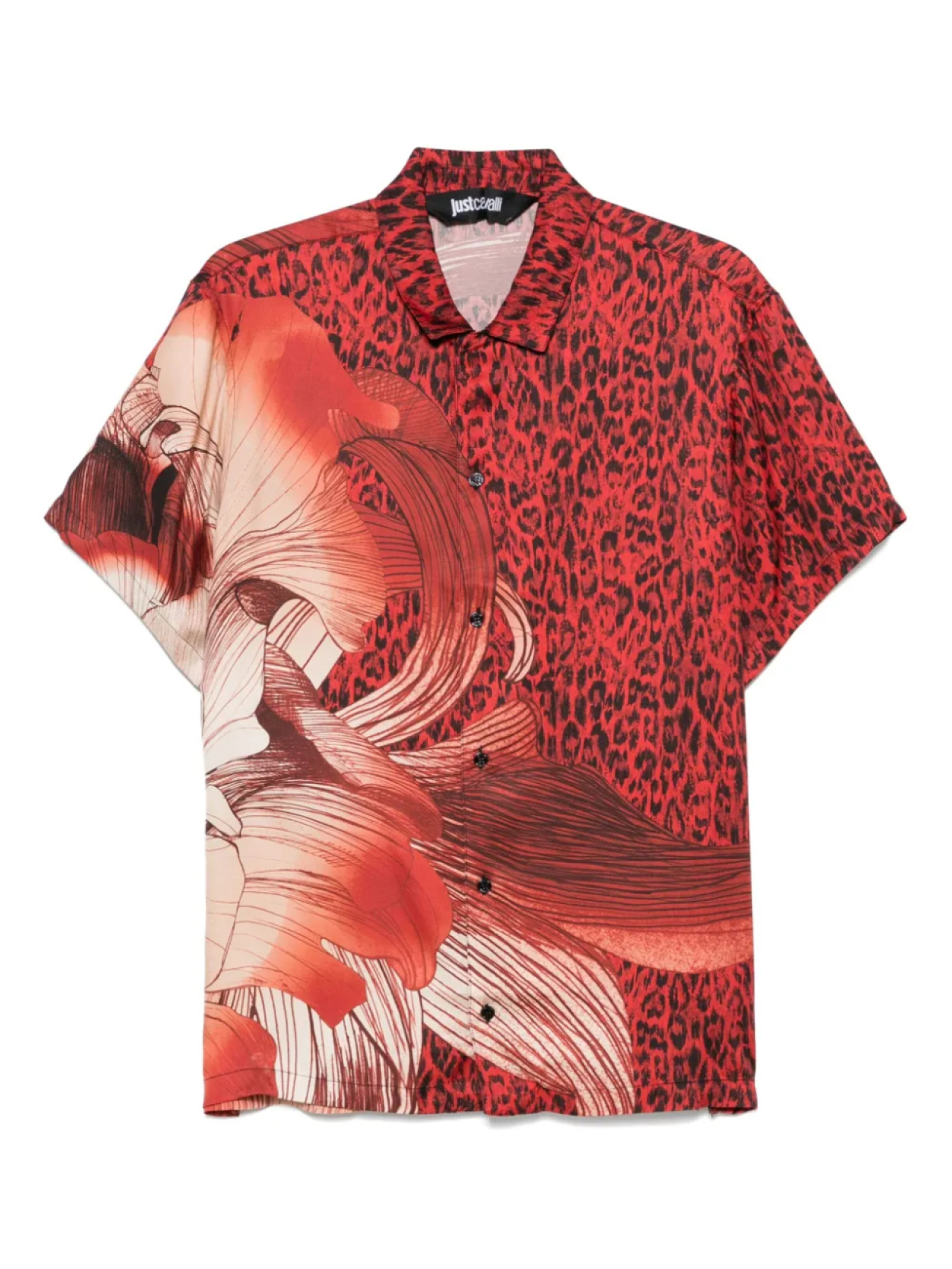 

Рубашка с принтом Just Cavalli, красный