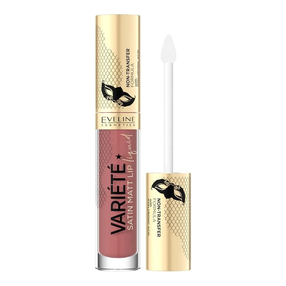 Стойкая жидкая помада Eveline Cosmetics Variété с гиалуроновой кислотой, оттенок 04 Eveline Cosmetics, 04 Toffee