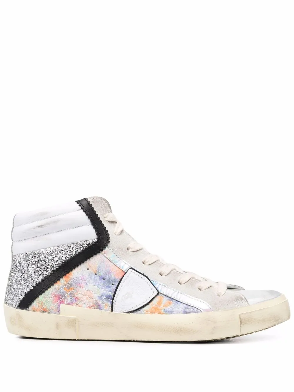 

Кеды Prsx с эффектом металлик Philippe Model Paris, серебристый