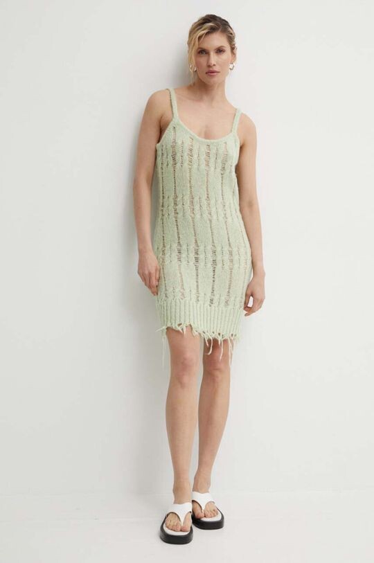 

Платье из смесовой шерсти ArmieRS Knit Dress Resume, зеленый