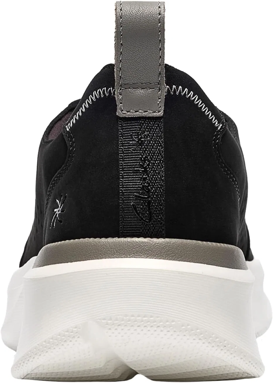 Мужские кроссовки Clarks Solevana Style CloudSteppers, Black (Black Nubuck) — фото 2
