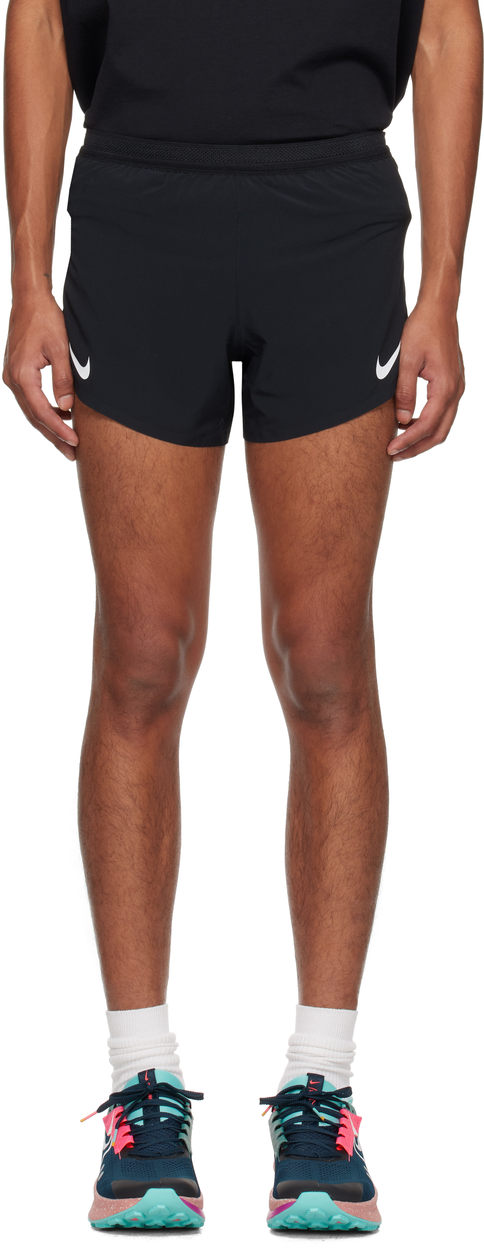 

Черные шорты AeroSwift Nike, Black/Summit white