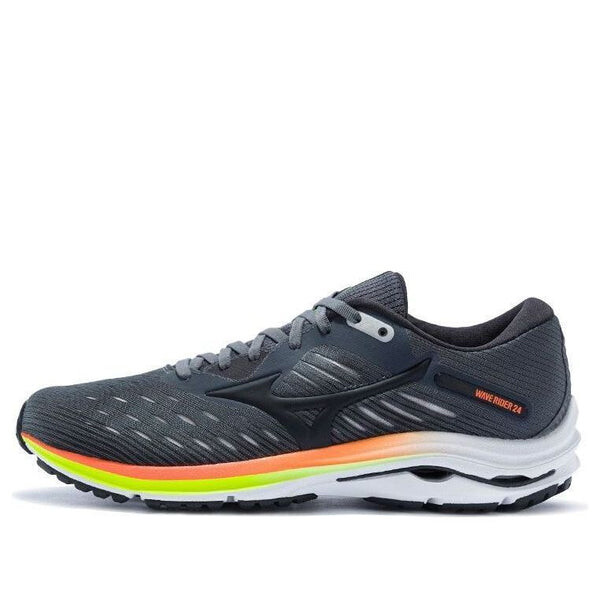

Кроссовки wave rider 24 'castle rock solar orange' Mizuno, черный
