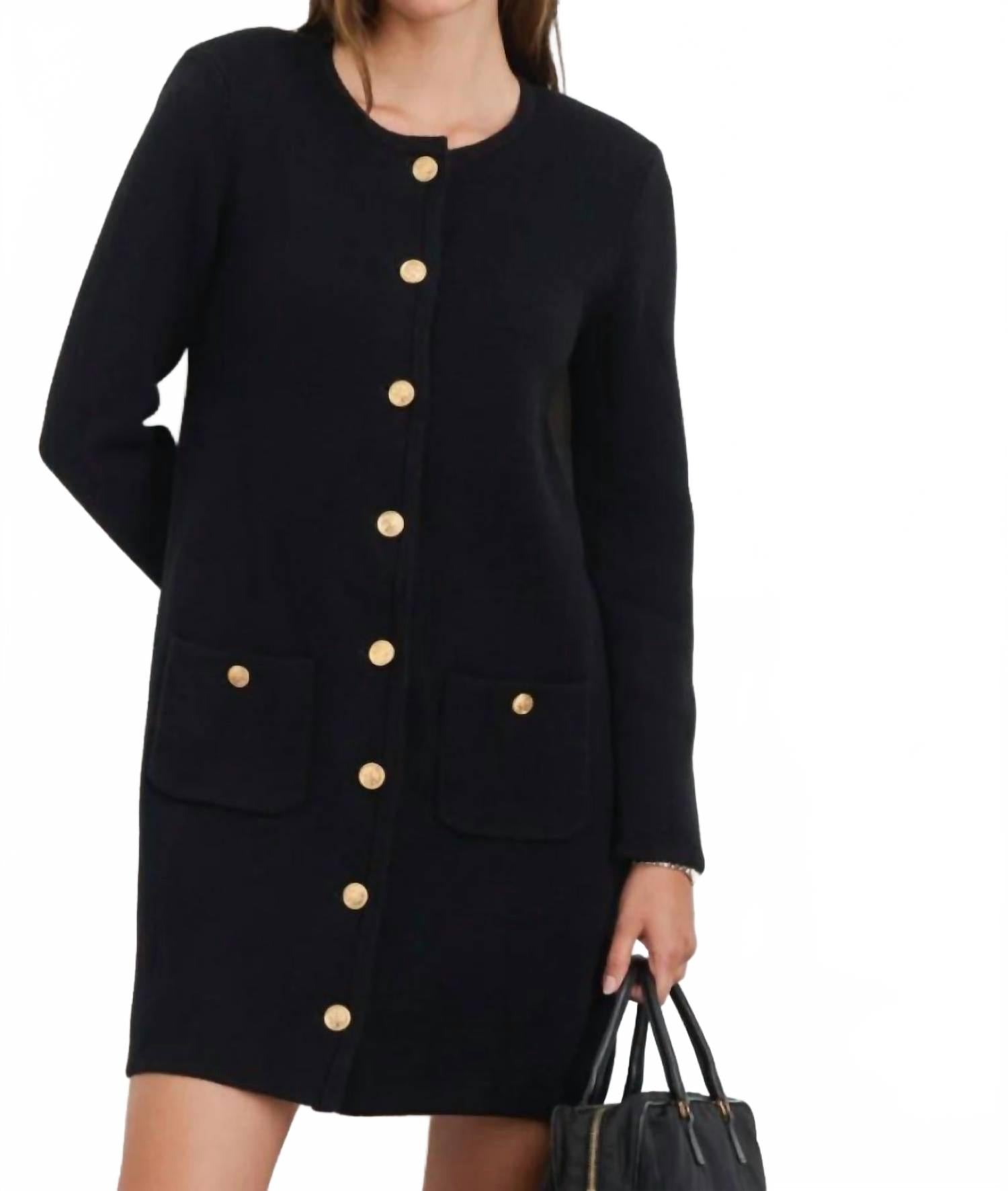 

Парижское свитер-платье черное ALEX MILL