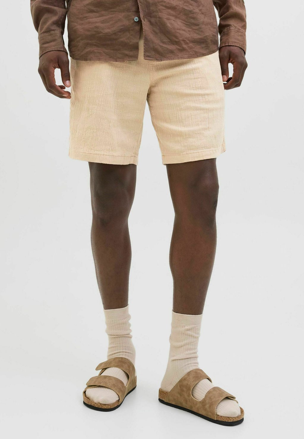 

Шорты JPSTJAIDEN CRINKLE JOGGER Jack & Jones, бежевый