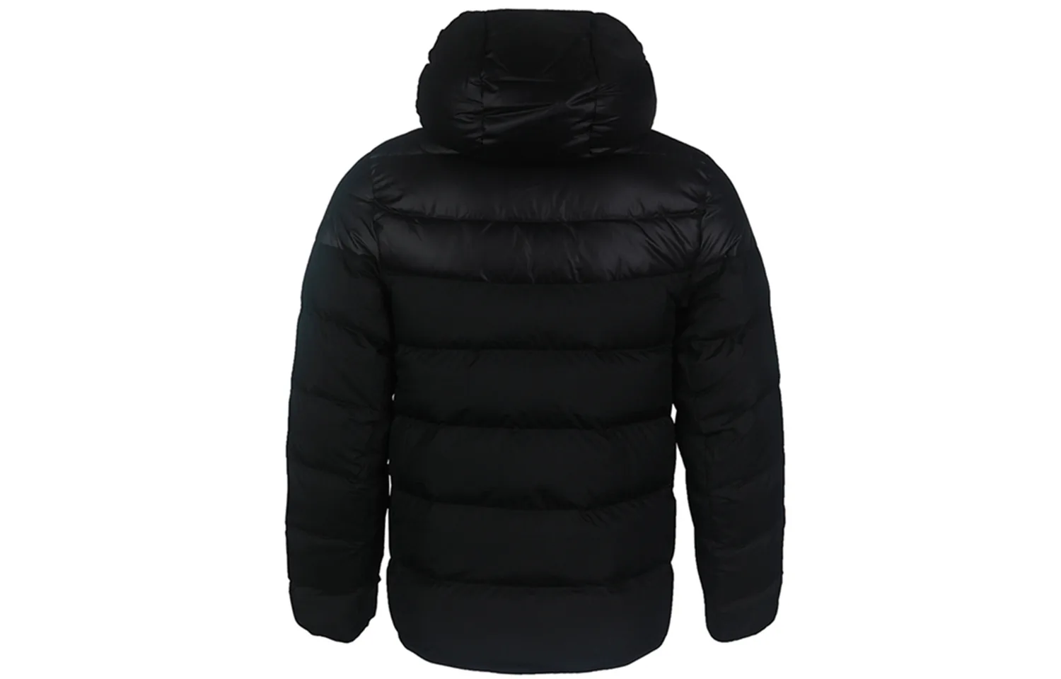 Nike Мужская спортивная куртка с капюшоном и утеплителем пух black — фото 3