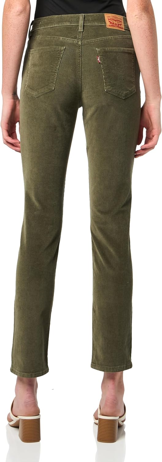 Женские классические прямые джинсы Levi's (также доступны в размере Plus), (New) Ivy Green (Corduroy - Stretch) — фото 2