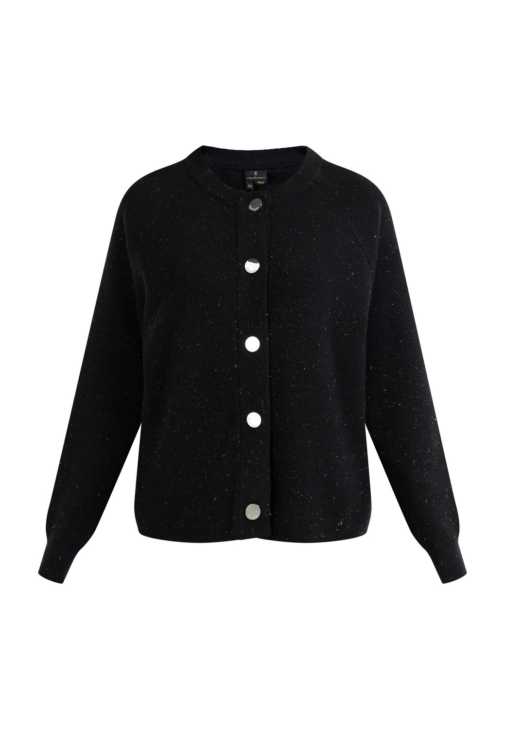 

Толстовка DreiMaster Strickjacke Mit Knöpfen, черный