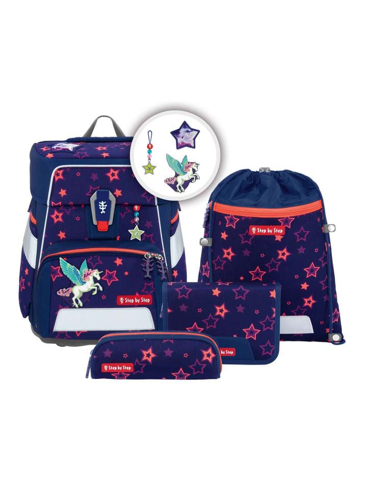 

Step by Step Набор рюкзаков для начальной школы SPACE SHINE Pegasus Night Nuala фиолетового цвета