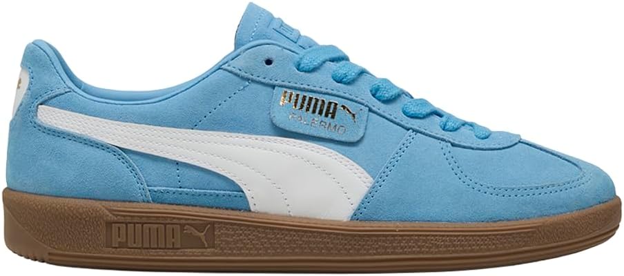 

Мужские винтажные кроссовки Puma Palermo, белый/голубой/светло-голубой