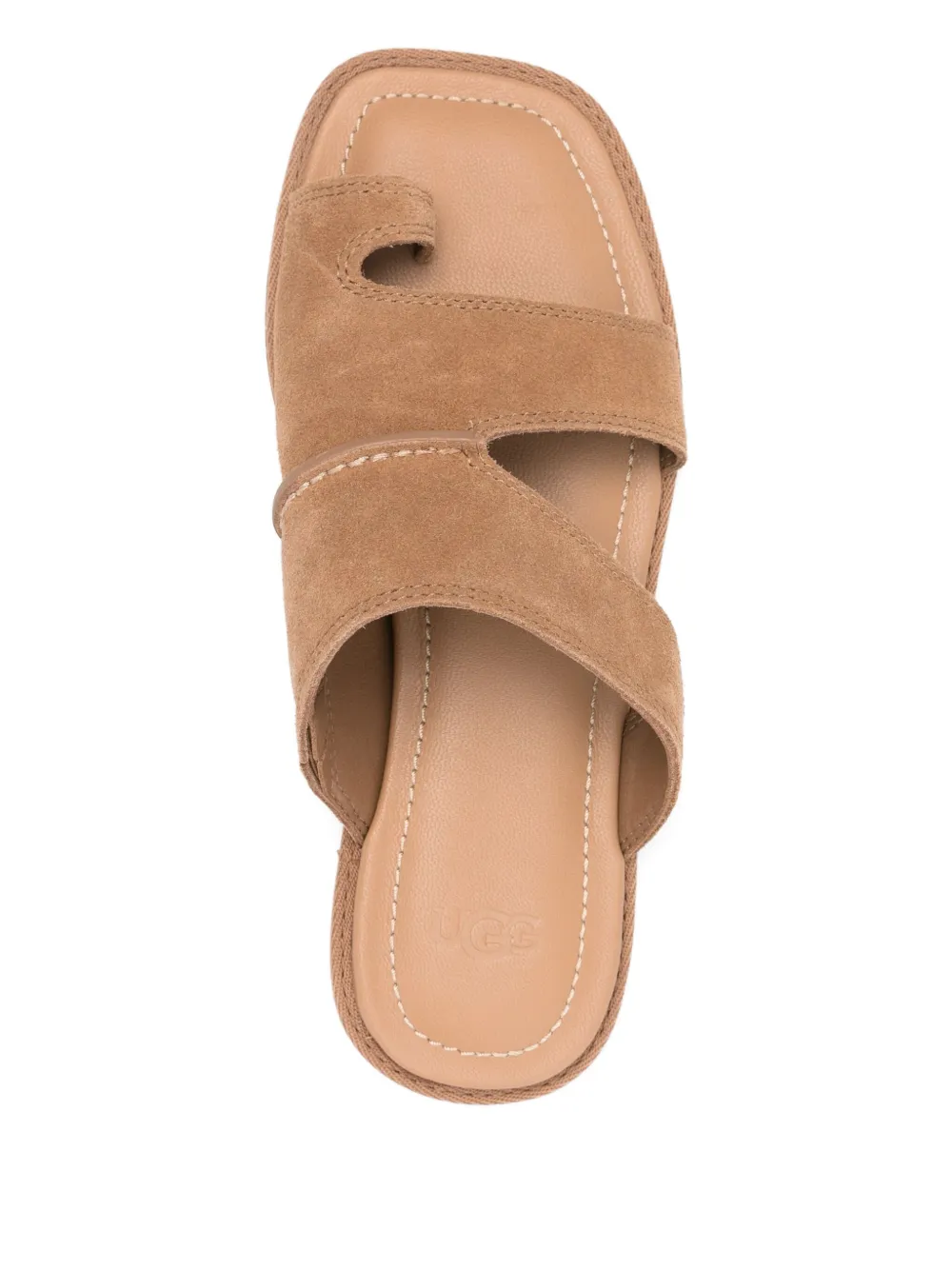 Сандалии Matira из замши с двойным ремешком UGG, коричневый — фото 4