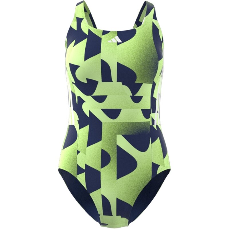 

Купальник с тремя полосками Adidas, цвет grespa