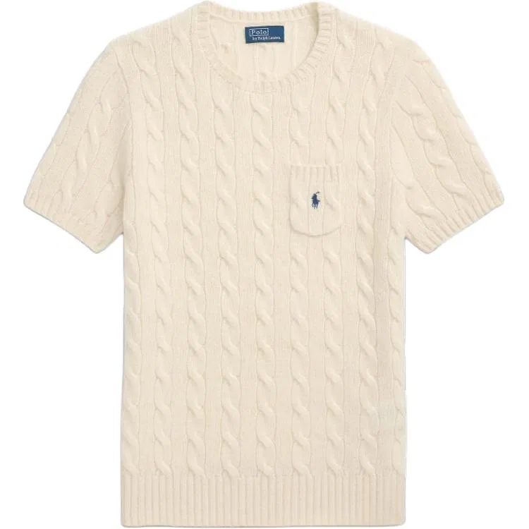 Свитер Slim Fit женский белый Polo Ralph Lauren