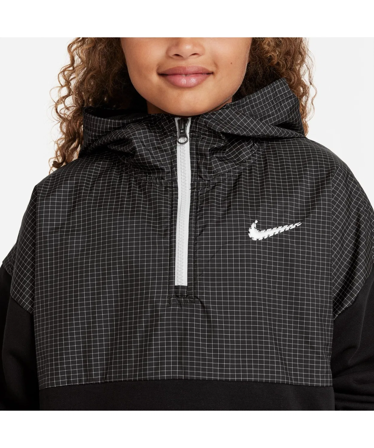 Толстовка Nike Outdoor Play флисовая длинный рукав лавандовая — фото 3