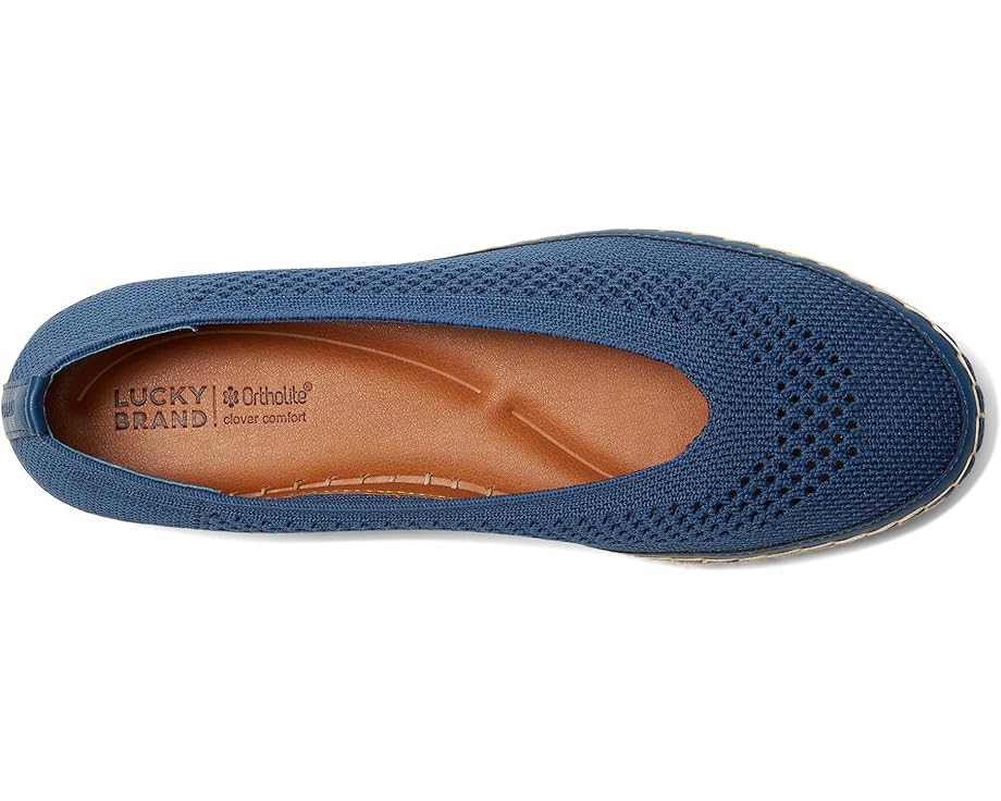 Балетки Lucky Brand Orena Knit Espadrille Sandals, цвет Dark Chambray — фото 2