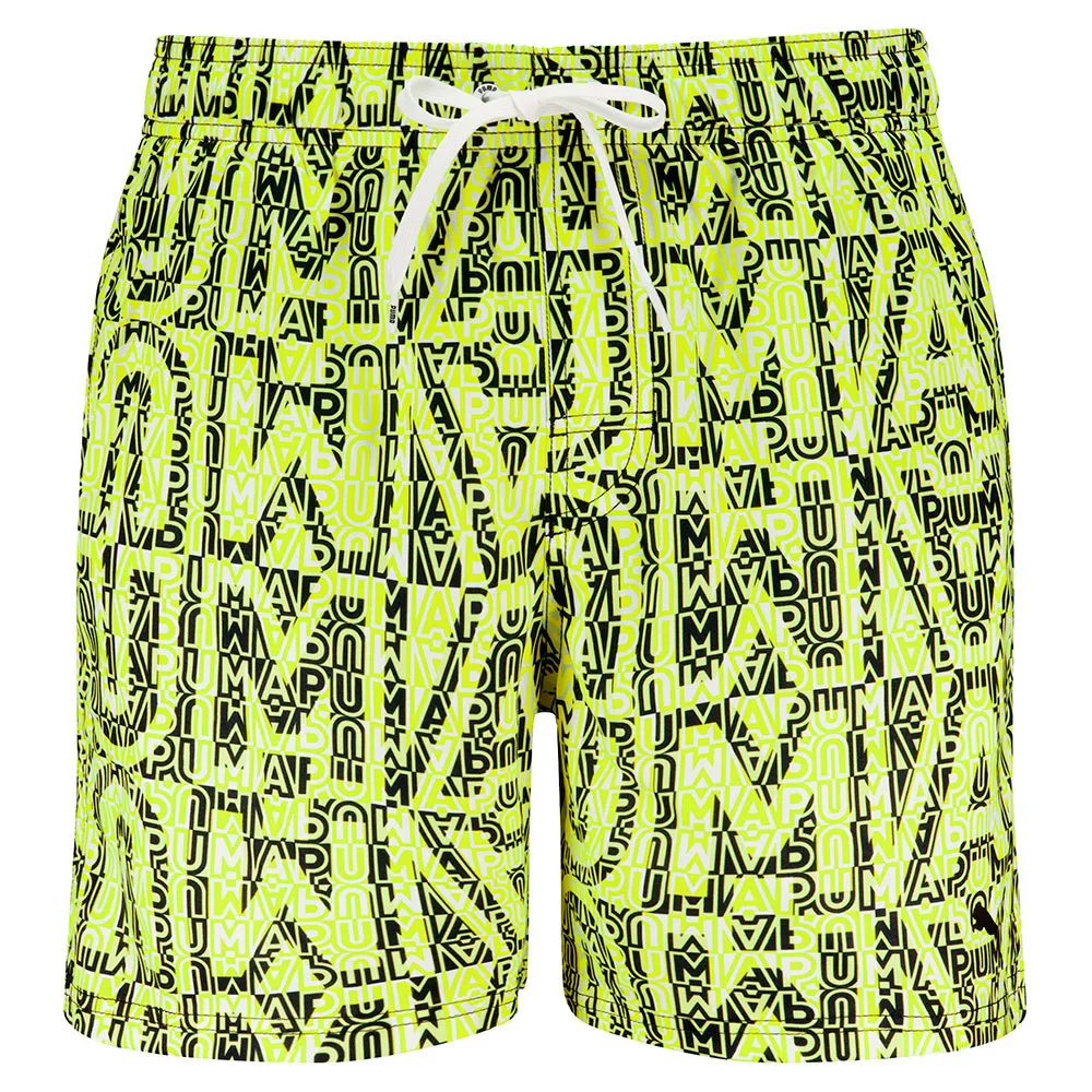 

Шорты для плавания Puma Printed Mid, желтый