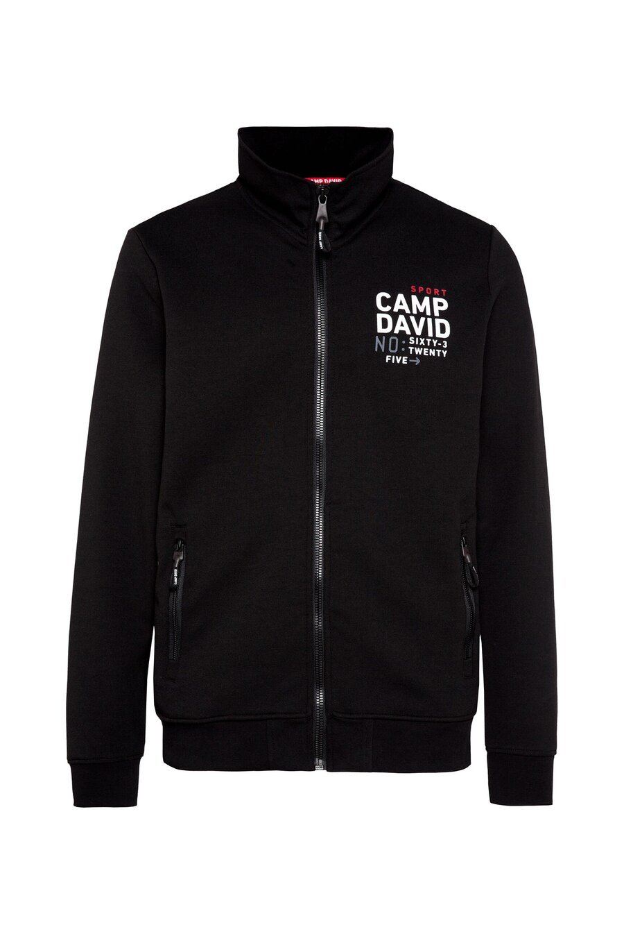 

Куртка на молнии CAMP DAVID Zip-Up Hoodie, черный