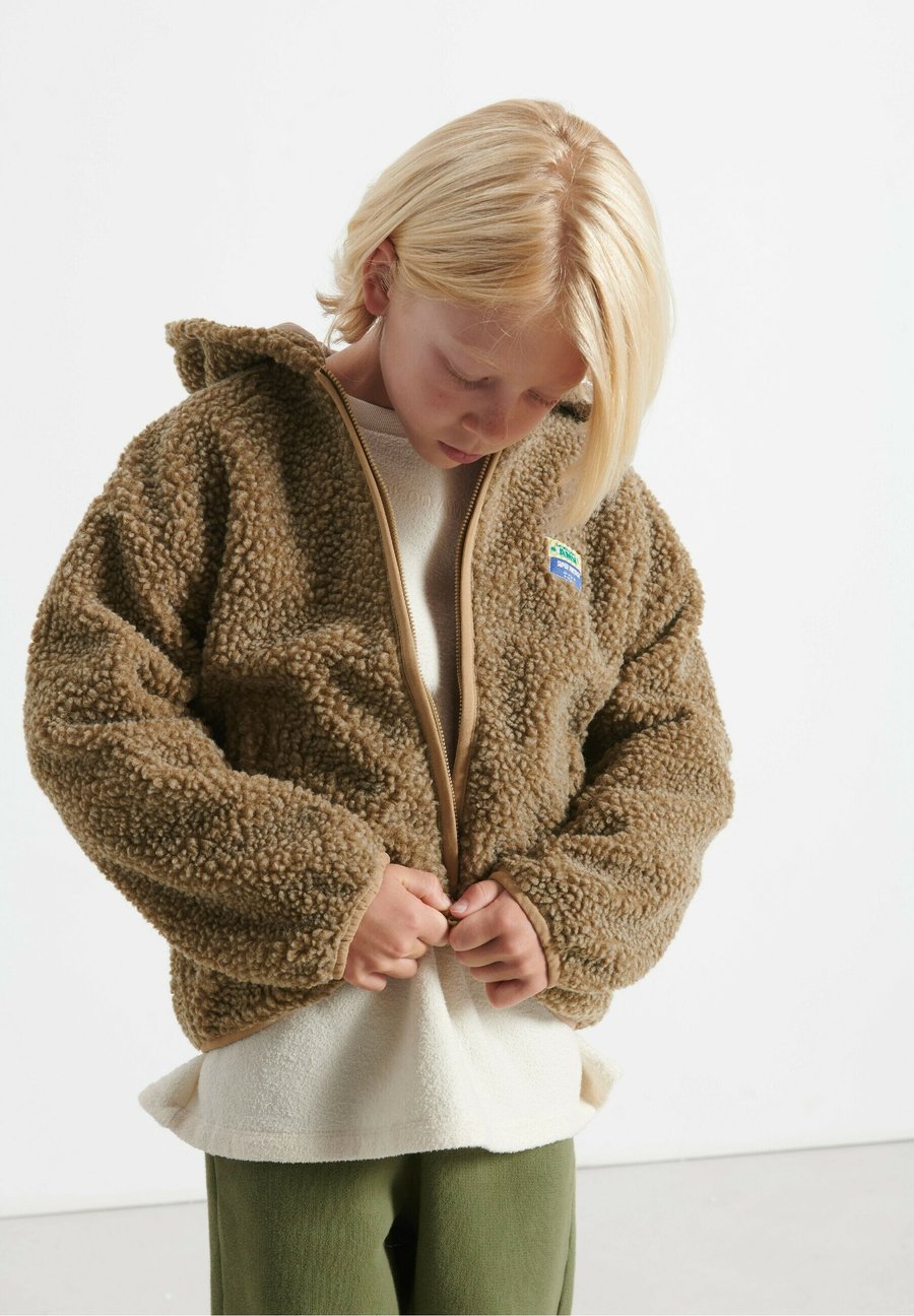 Флисовая куртка American Vintage Fleece jacket, Muscade Chine/Mottled Green — фото 2