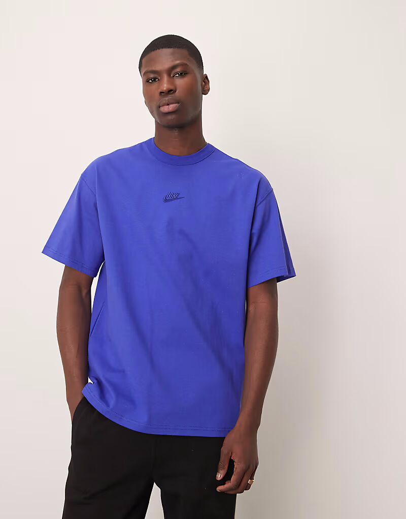 

Футболка Nike Premium Essentials темно-синего цвета
