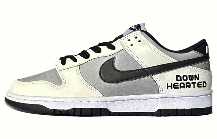 

Кроссовки Nike Dunk Skateboard Shoes Women's Low-Top Black White Gray