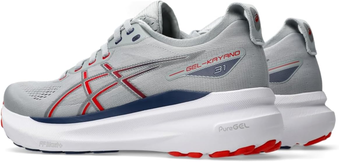 Мужские кроссовки для бега Asics Gel-Kayano 31, красный/серый — фото 3