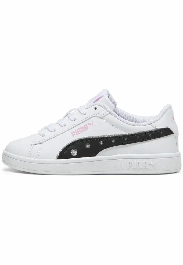 Кроссовки Puma Smash 3.0 Dance Party, белый, черный, розовый, сиреневый