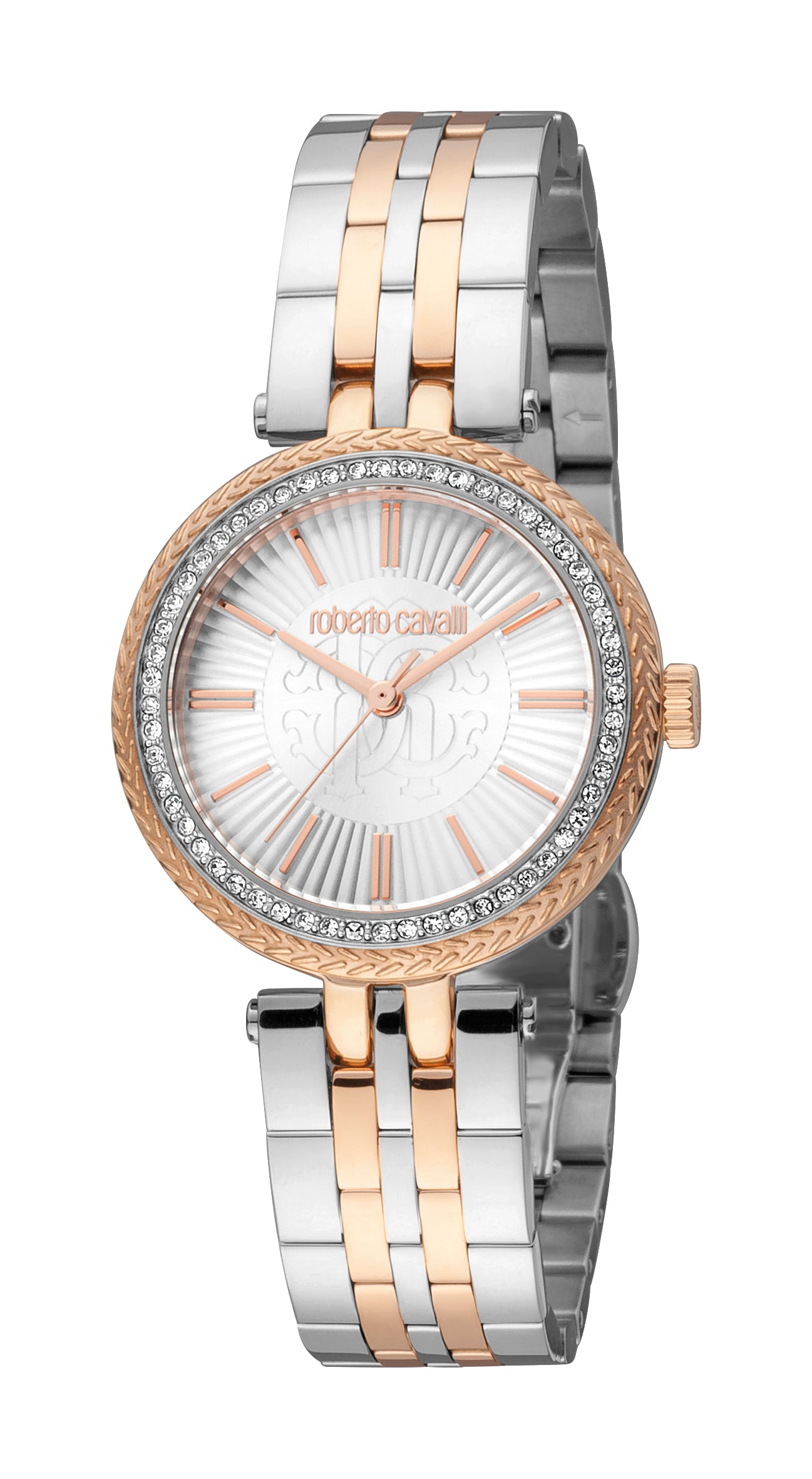 

Часы женские Roberto Cavalli, цвет two tone silver & rose gold