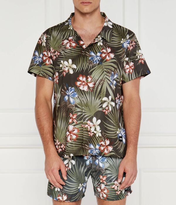 

Рубашка пляжная Boss Regular Fit, зеленый