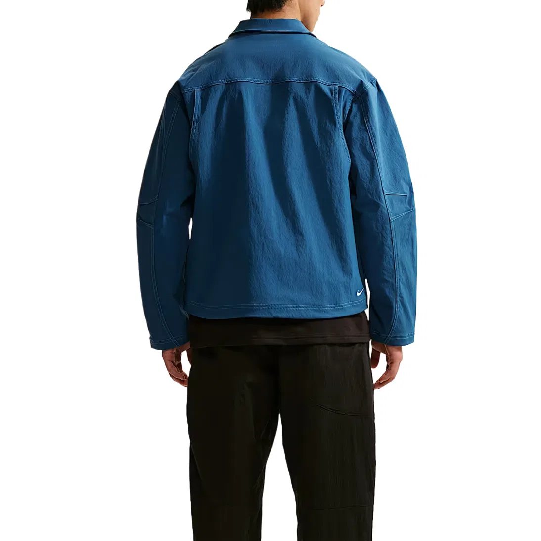 Куртка мужская Court Blue/Work Blue/Mountain White, лацкан, средняя плотность Nike — фото 3