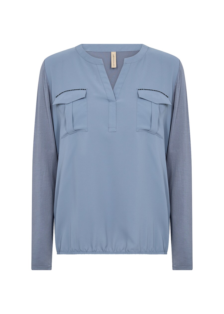 

Блузка Soyaconcept Blouse HERMINE, пыльно-голубой