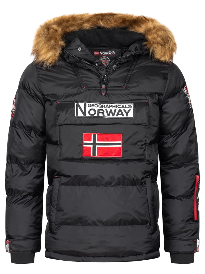

Зимняя куртка Geographical Norway Windbreaker, черный