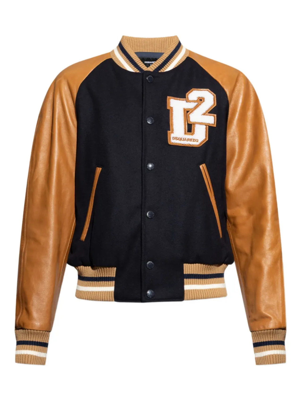 

Куртка-бомбер из смесовой шерсти DSQUARED2, коричневый