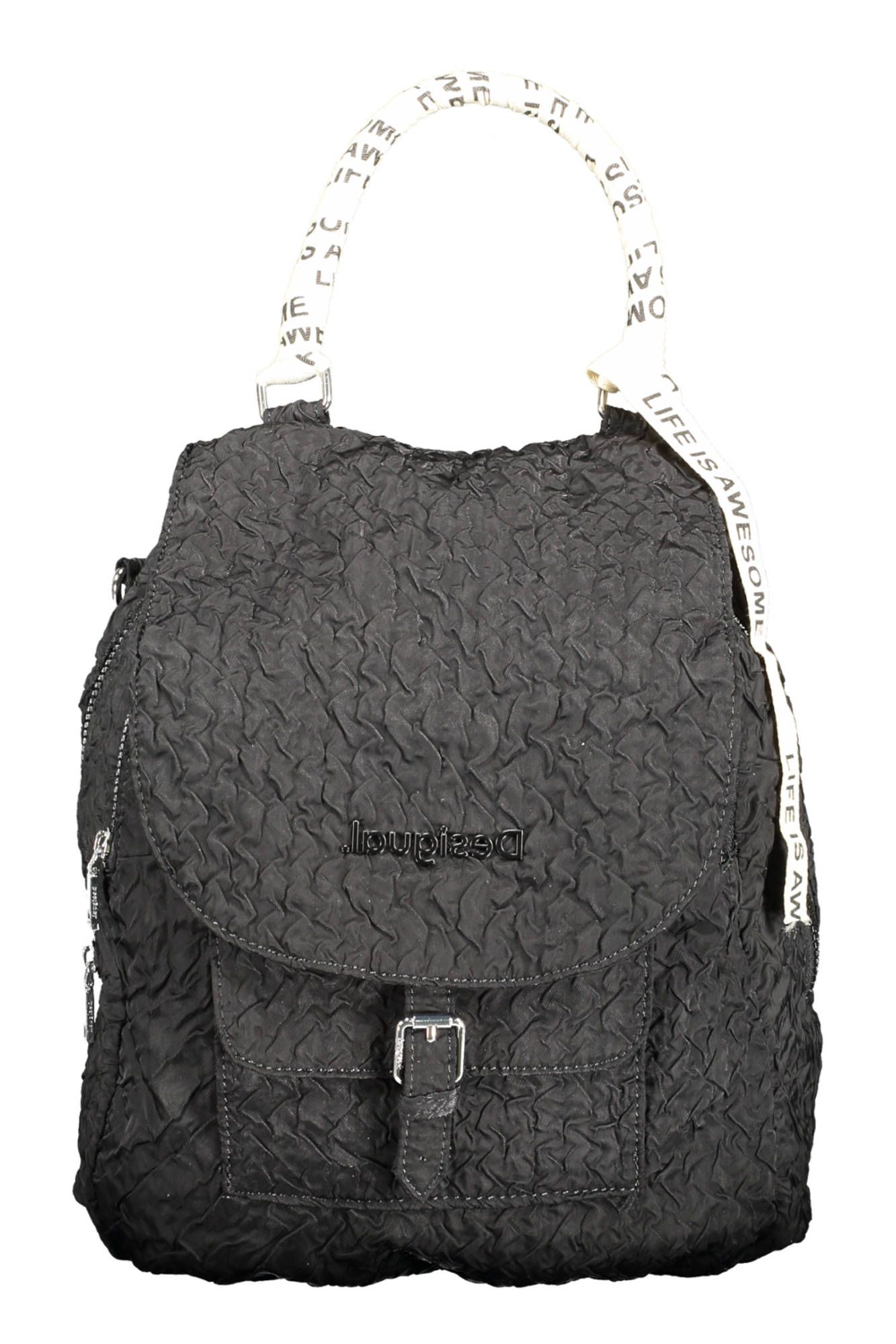 

Черная женская сумка-трансформер из полиэстера Desigual