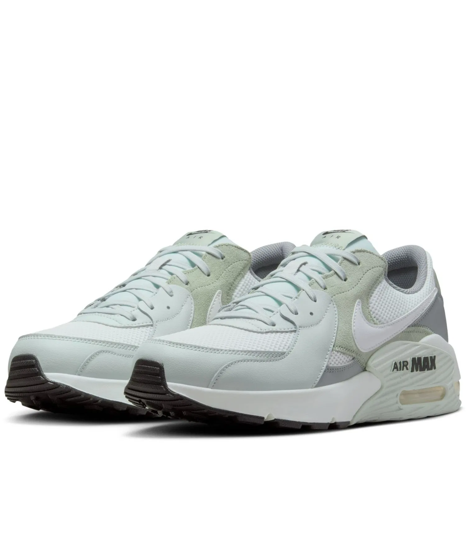 Мужские кроссовки Air Max Excee NIKE бело-зелёные — фото 3