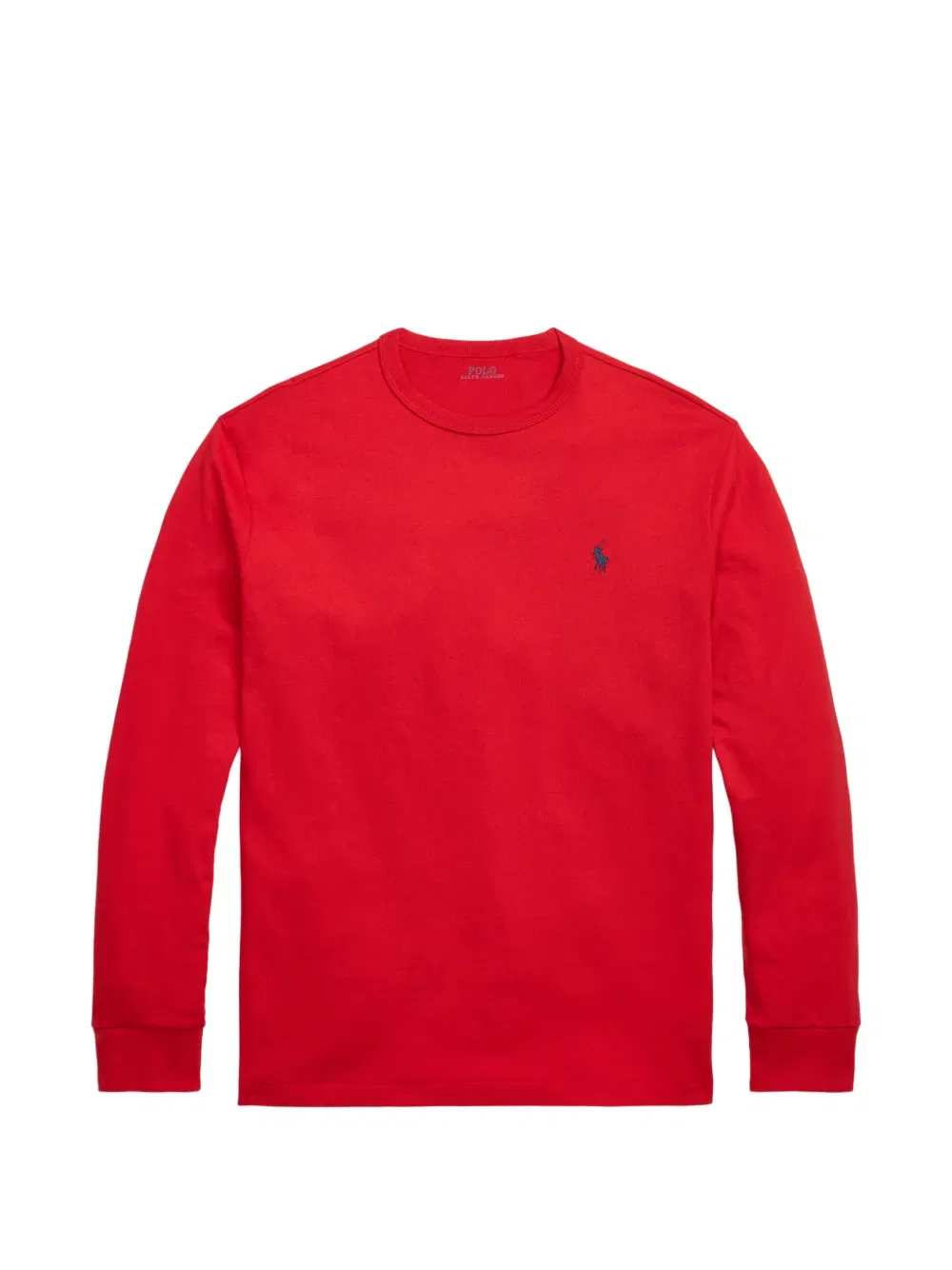 Футболка с длинными рукавами и вышитым логотипом Polo Ralph Lauren, красный