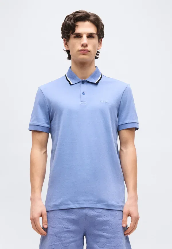 Футболка поло Join paddy Boss, light pastel blue, светло-пастельно-голубой