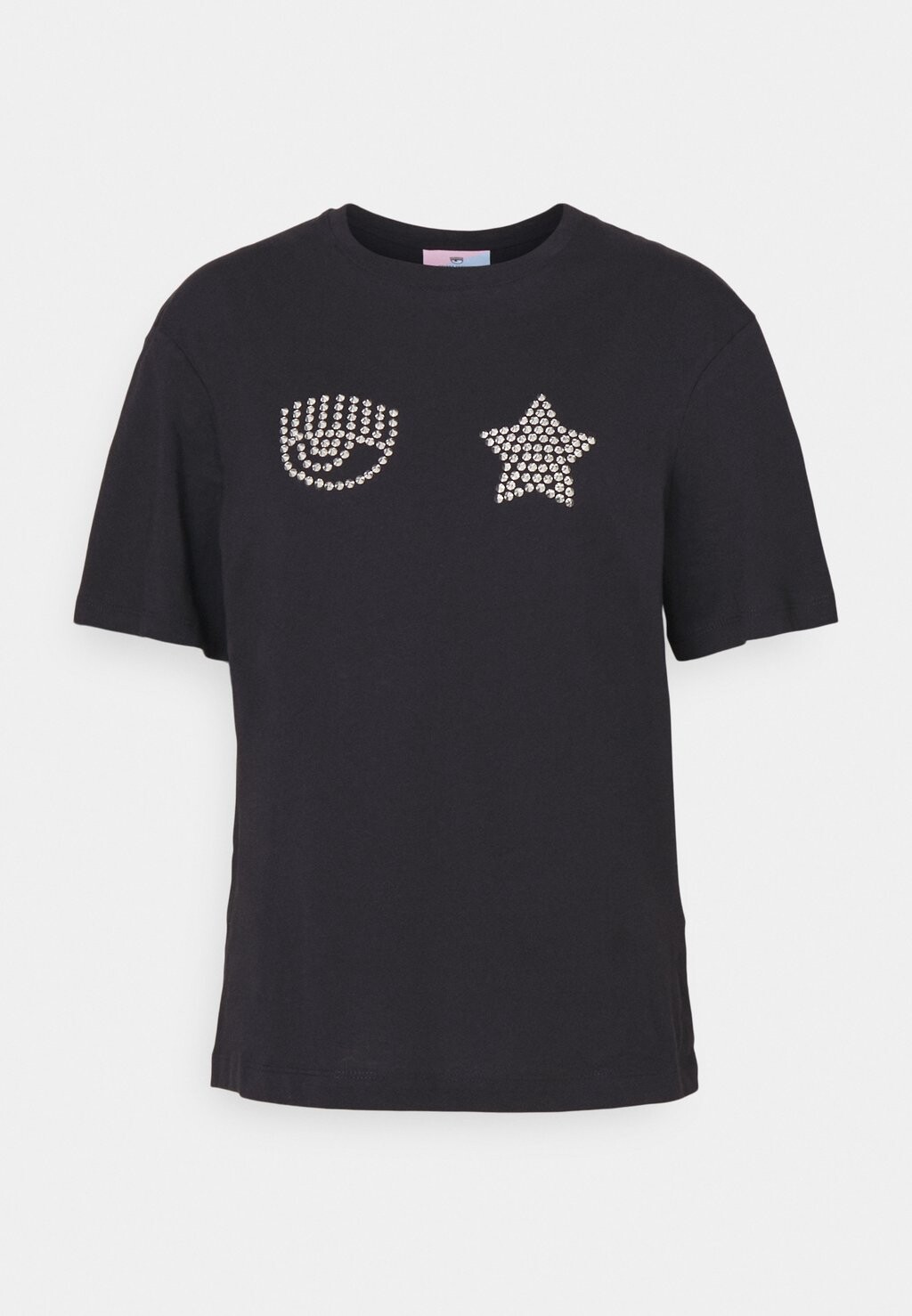 

Футболка с принтом Magliette CHIARA FERRAGNI, черная