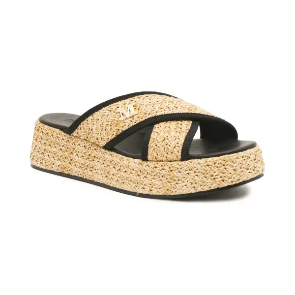 

Тапочки Braies с добавлением кожи Max Mara, бежевый