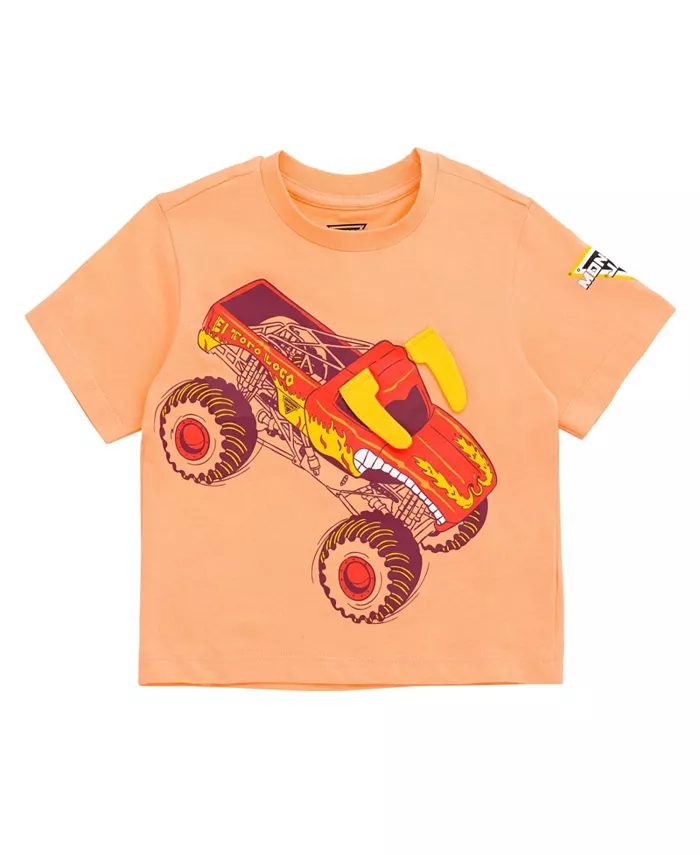 

Футболка Little Boys El Toro Loco для мальчиков Monster Jam, оранжевый