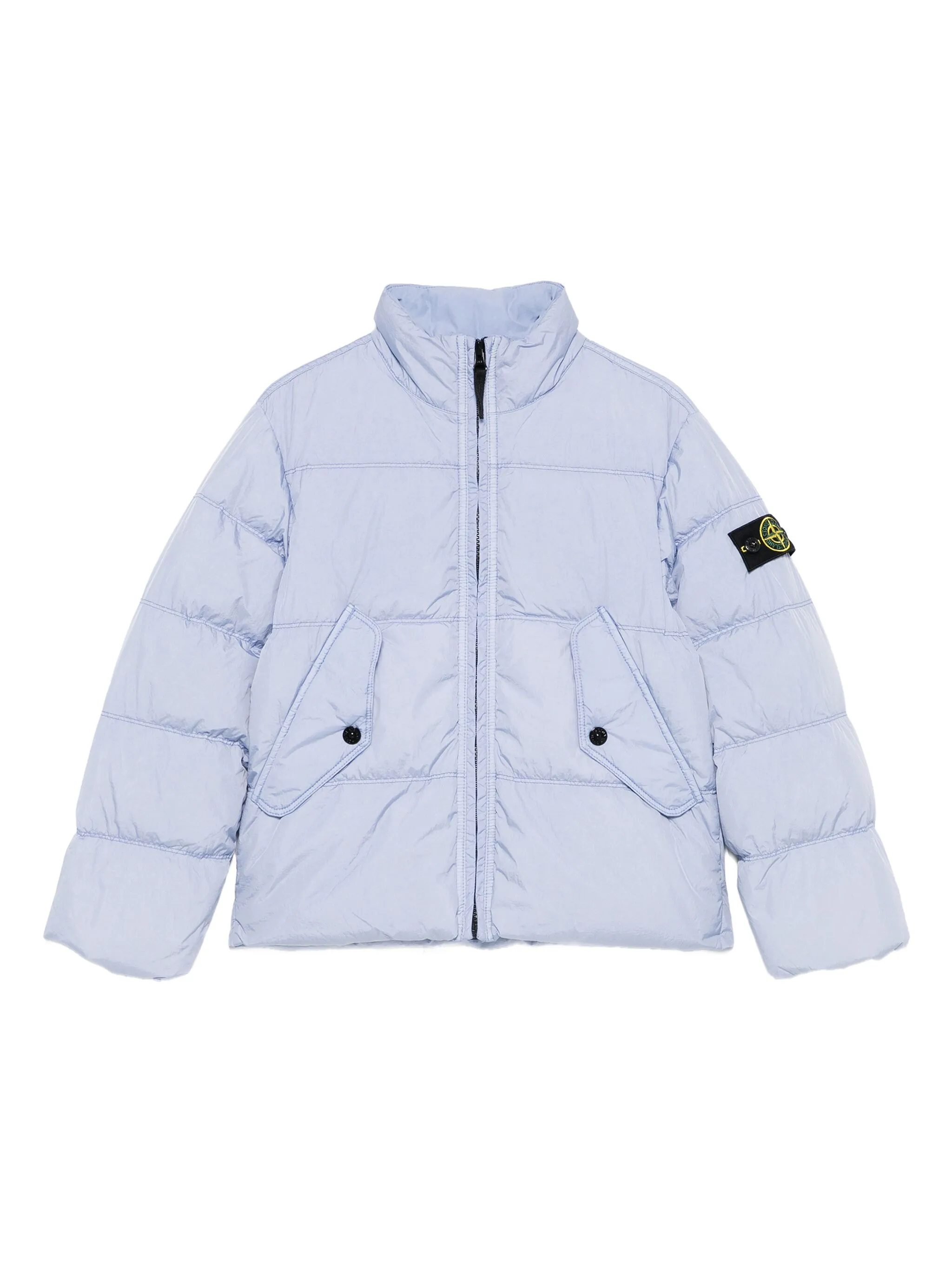 

Куртка с нашивкой-логотипом Stone Island Junior, фиолетовый