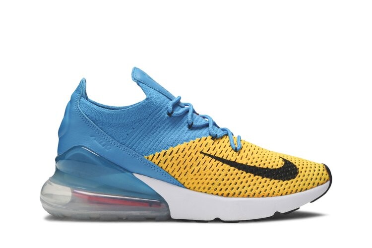 

Кроссовки Nike Air Max 270 Flyknit 'Blue Orbit', синий
