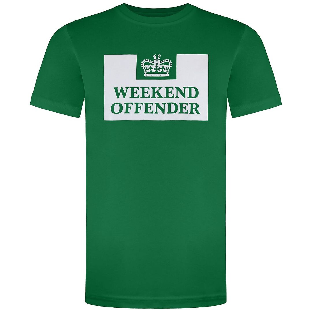 

Тюремная футболка Weekend Offender, зеленый
