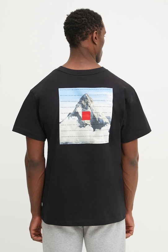 

Хлопковая футболка The North Face, черный