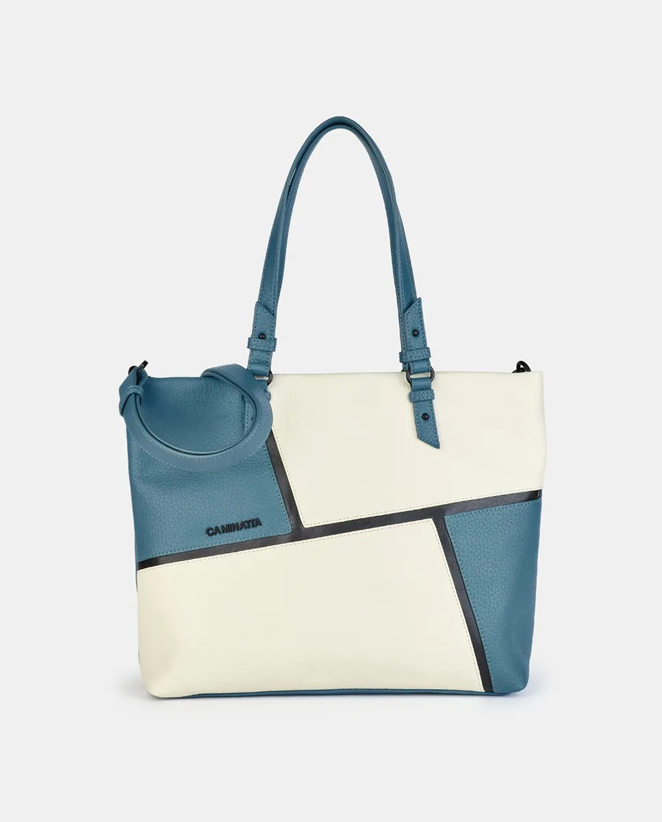 

Сумка Shopping en color multitejano Caminatta, синий