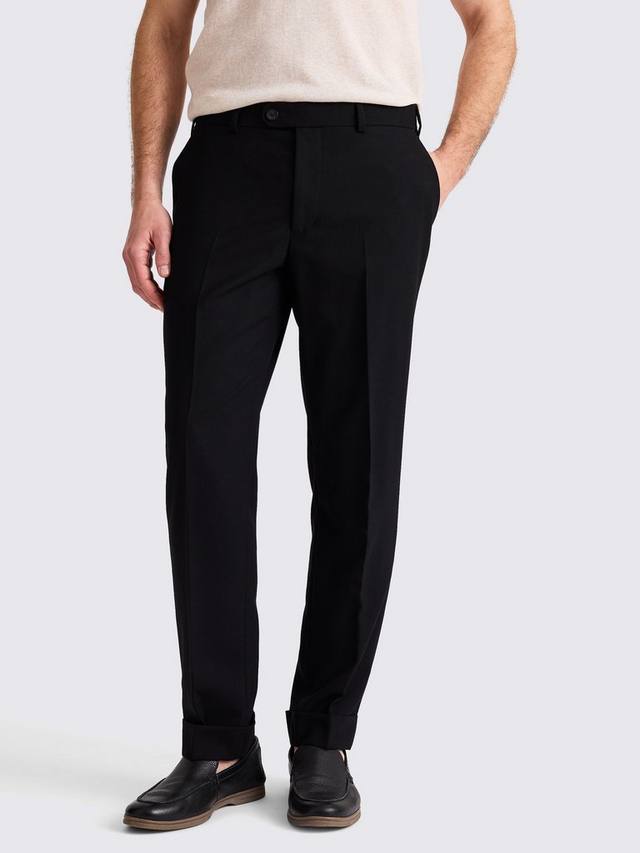 

Шерстяные брюки приталенного кроя Moss, Black